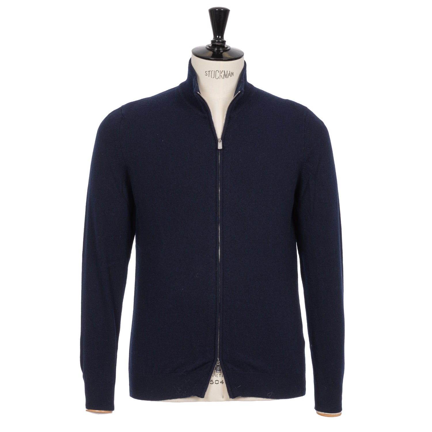 Zip Cardigan "Favonio Open" made from pure Cashmere